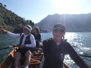 Stanie, Paolo and Karen on Lake Como