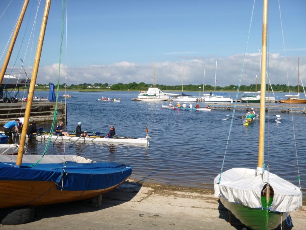 The flotilla leaves during the 2013 FISA World Rowing Tour, Ireland