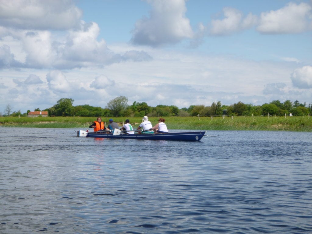 Somewhat unusual, a coxed four on the FISA World Rowing Tour 2013