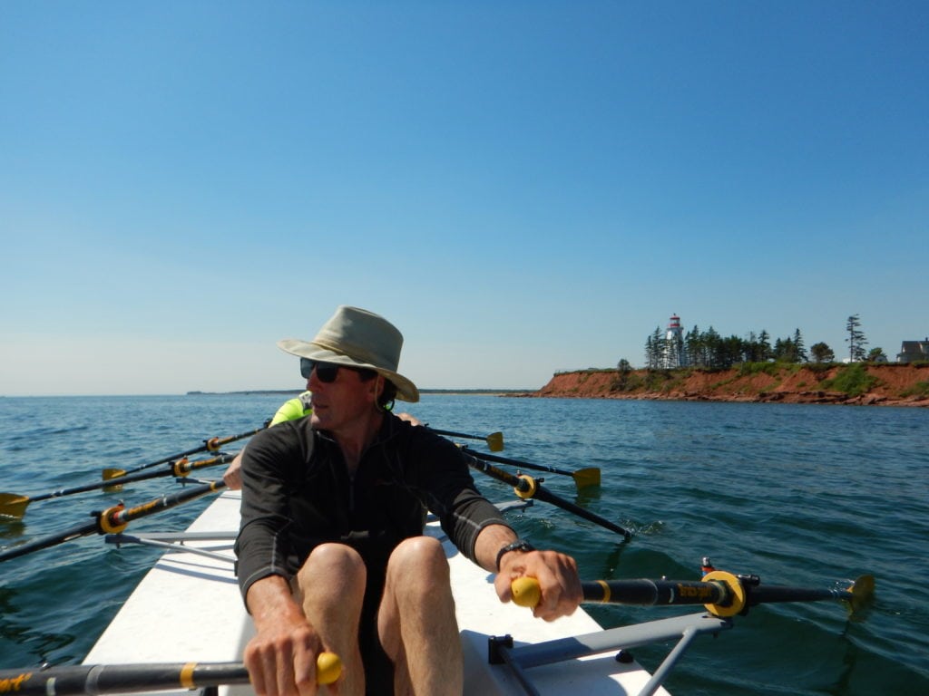Canada rowing tour PEI rowing