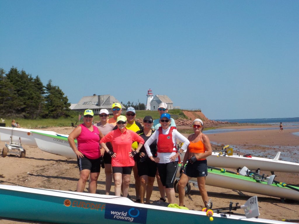 Canada rowing tour PEI rowing